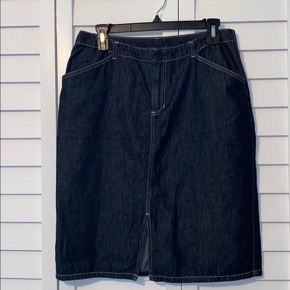 LIZ CLAIBORNE DENIM SKIRT - Picture 1 of 3